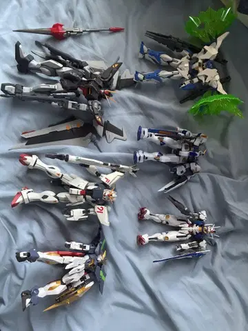 HG MG 건담 프라모델 6개 세트