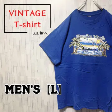 [미국 수입] VINTAGE 빈티지 하와이 제도 프린트 티셔츠