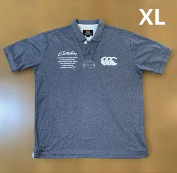 Canterbury 그레이 피케 셔츠 XL