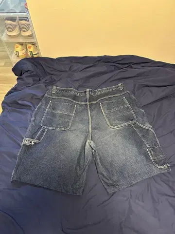 KARL KANI 숏 팬츠 W50 L34 다크 블루
