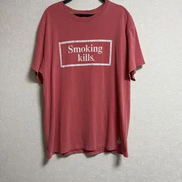 FR2 Smoking kills 티셔츠 핑크