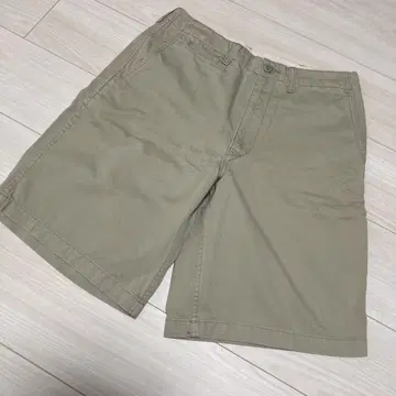 schott 숏 팬츠 백 포켓 부착