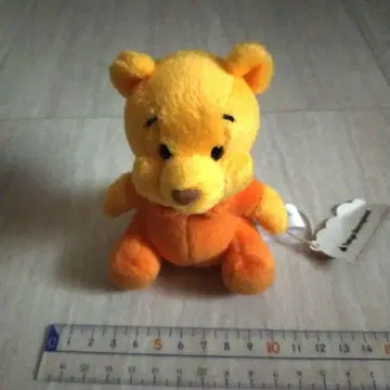 푸우 인형 약 10cm 안전 핑 배지