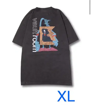 vaultroom ASCII TEE / CHARCOAL M 사이즈