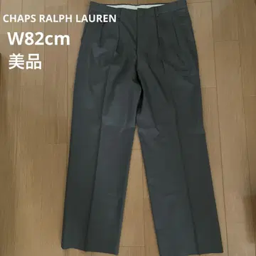 CHAPS RALPH LAUREN 투 턱 슬랙스 썸머 울 새상품급