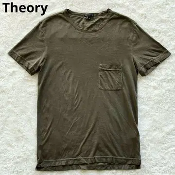 미사용품 Theory 무라 가공 포켓 티셔츠 XS
