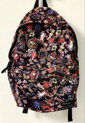 Ed Hardy 에드 하디 올 패턴 타투 모티브 백팩
