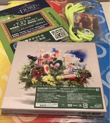 Mrs. GREEN APPLE 10 CD+DVD 스마트폰 숄더
