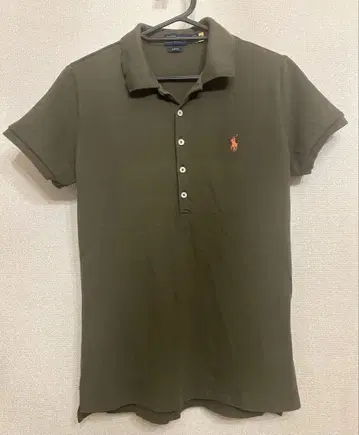폴로 랄프로렌 슬림 핏 스트레치 피케 셔츠 여성용 M