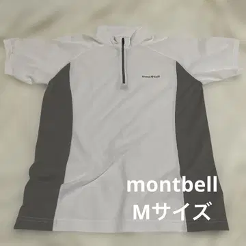 몽벨 쿨 숏 슬리브 지퍼 셔츠