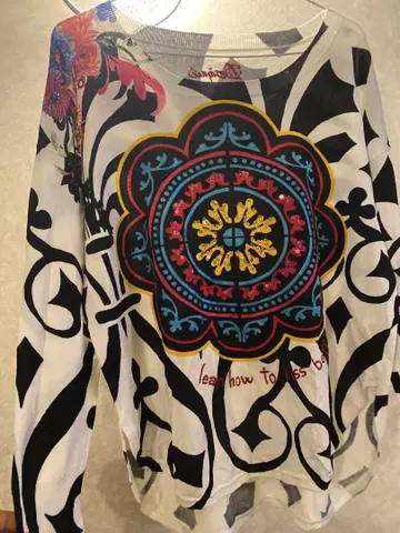 Desigual 컬러풀한 패턴 긴팔 36 사이즈