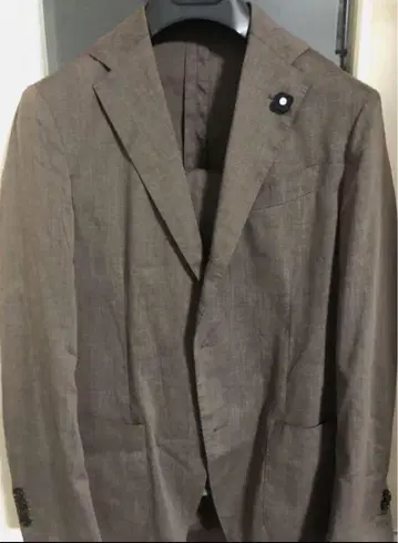 LARDINI easywear 라르디니 브라운 수트 셋업