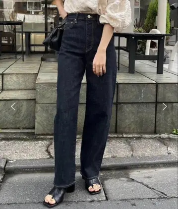 AGAWD 하이 웨스트 인디고 데님