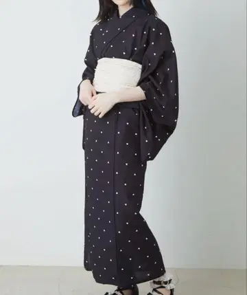 앙크루즈 하트 도트 유카타