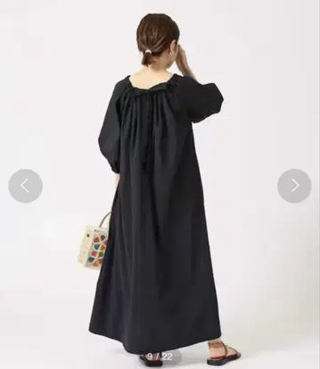 IENA 볼륨 콤비 원피스