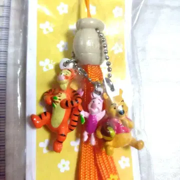 쇼와 헤이세이 레트로 스트랩 푸우 티거 피글렛 Disney