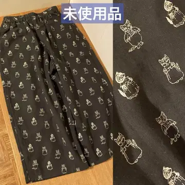 미사용품 사만사 모스모스 팬츠 검은색 피터 토끼 고양이 톰