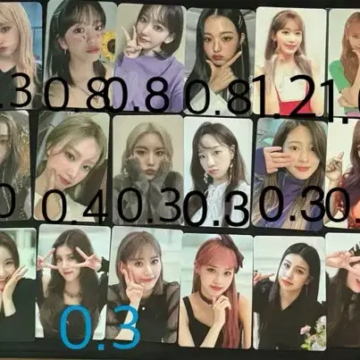 IZ*ONE トレカ etc… Kpop IZONE COLOR*IZ 1st Mini Album Photocard Self Made