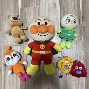 호빵맨 봉제 인형 세트 5개