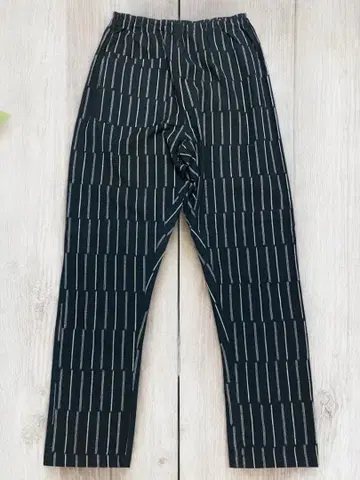 새상품급 우나기노 네코도 MONPE 몸빼 S 블랙 스트라이프