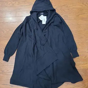 < <>>zucca 블랙 후드 부착 후드티 M