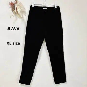 아베베 a.v.v 앵클 팬츠 XL 블랙 오피스 포멀
