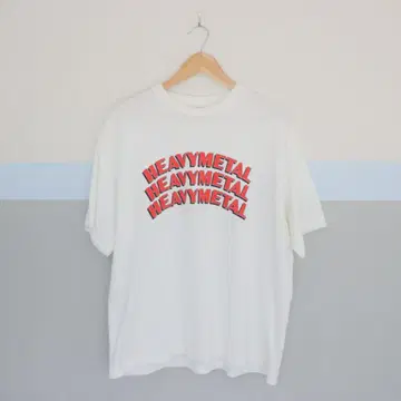 Blurhms HEAVYMETAL 프린트 티셔츠 BIG 사이즈 2