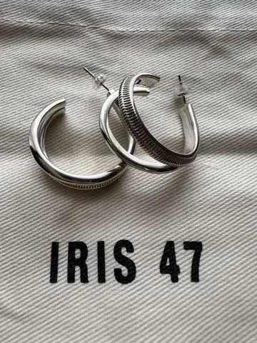 IRIS47 2후프 귀걸이