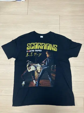 SCORPIONS TOKYO TAPES 티셔츠 XL 정품