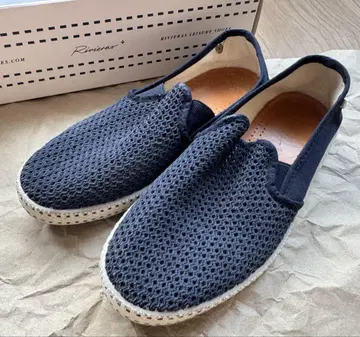 리비에라 Rivieras 슬립온 네이비 38 (24cm)