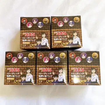 코난 콘서트 2025 트레이딩 금박 캔뱃지 5BOX