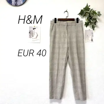 9616 H&M 에이치앤엠 글렌체크 팬츠