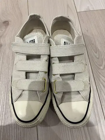 컨버스 올스타 3 벨트 벨크로 로우 컷 23cm 내추럴