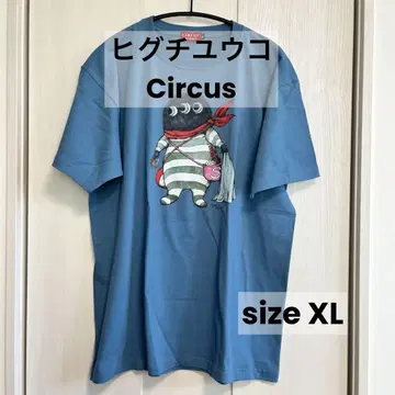 히구치 유코 Circus 서커스 전 오리지널 티셔츠 S짱 XL