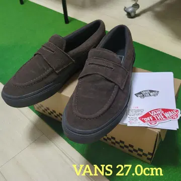VANS LOAFER 반스 로퍼 스웨이드 브라운 27.0cm
