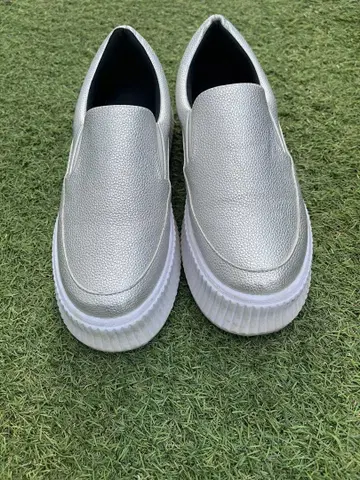 minia 실버 슬립온 4cm 통굽