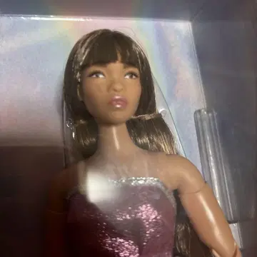 Barbie Looks 핑크 드레스 인형 상자 없음