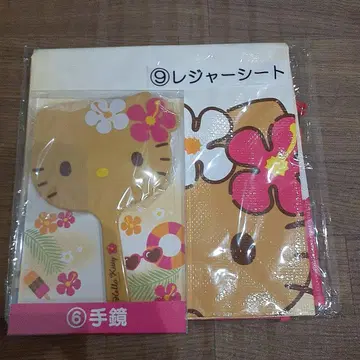 헬로키티 레저 시트 손거울 세트