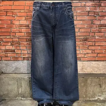 USA ecko unltd 배기 데님 W36 그런지 페이드 y2k