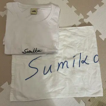 Sumika XL 화이트 티셔츠 로고