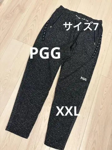 빅 사이즈 PGG 카타카나 지퍼 포함 조거 팬츠 7 빅 사이즈