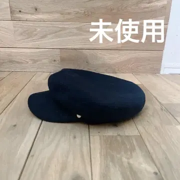 헌팅 캡 미사용 블랙 모자