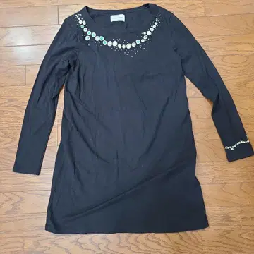 TSUMORI CHISATO 블랙 긴팔 튜닉