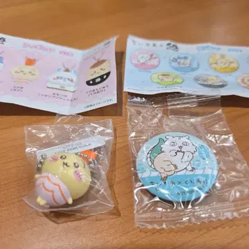 쿠라스시 치이카와 피규어 & 캔뱃지 토끼 & 아노코