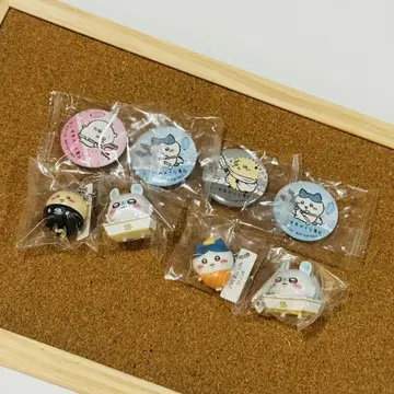 치이카와 (먼작귀) 쿠라스시 키링 캔뱃지 8개 세트