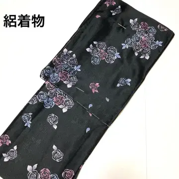 완성품 여름 기모노 폴리에스테르 명주 기모노 새상품 No.2531