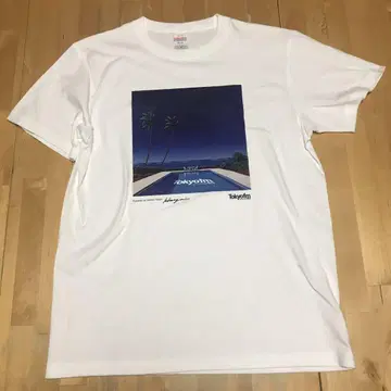 TOKYO FM Hiroshi Nagai 티셔츠 M 사이즈 흰색 화이트