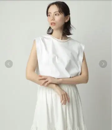 카듀네 CADUNE 넥 펄 티셔츠 오블리 노스탤지어 플라주 노블