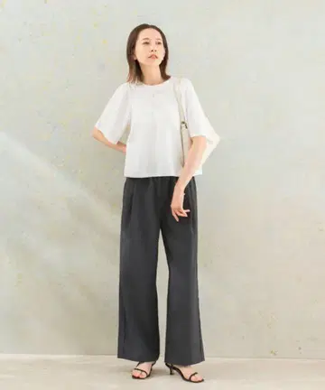URBAN RESEARCH ROSSO 드라이 터치 와이드 슬리브 티셔츠