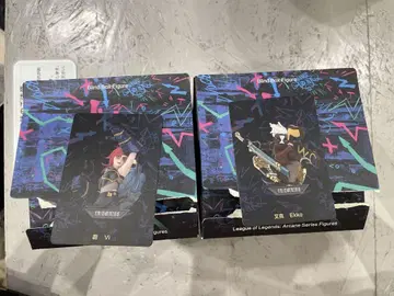 arcane Vi Ekko 피규어 세트